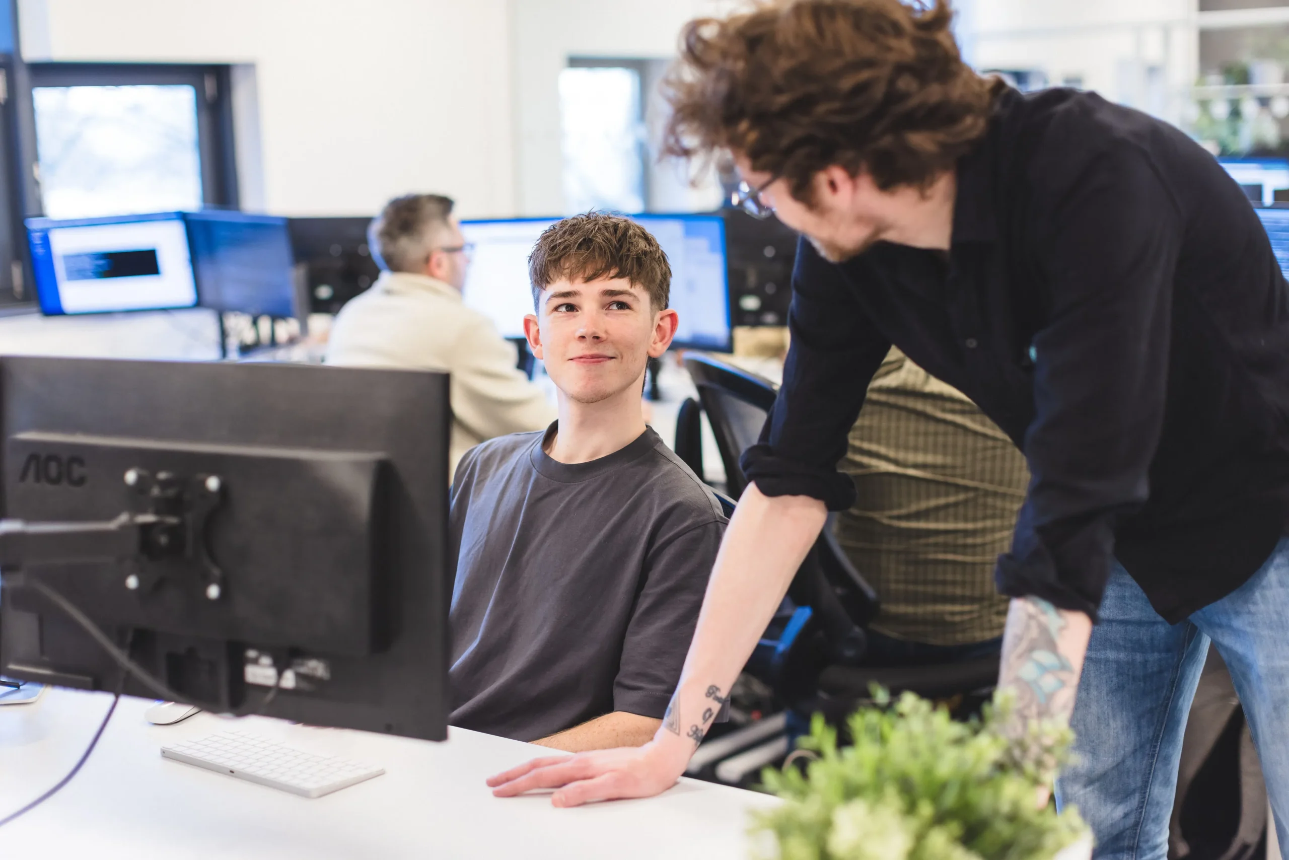 SEO and UX collaborating at a desk